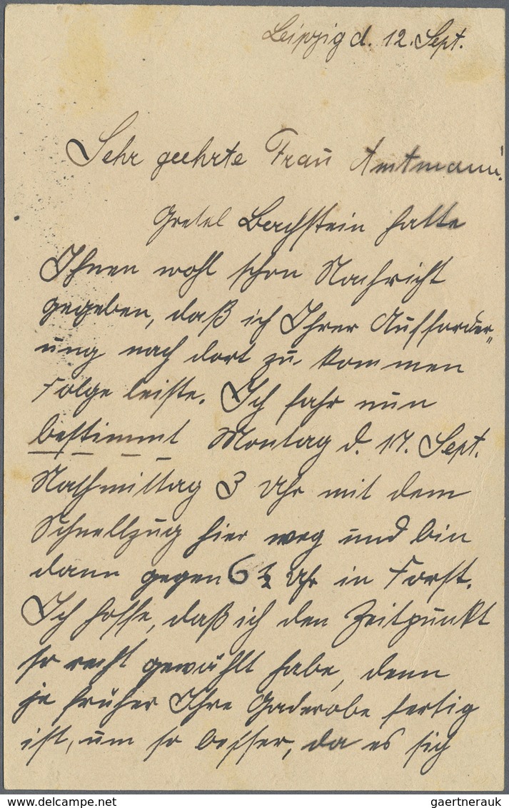 Br Deutsches Reich - Lokalausgaben 1918/23: HALLE (SAALE) OPD: 1923, Gebührenzettel Bräunlichrot In Typ - Lettres & Documents