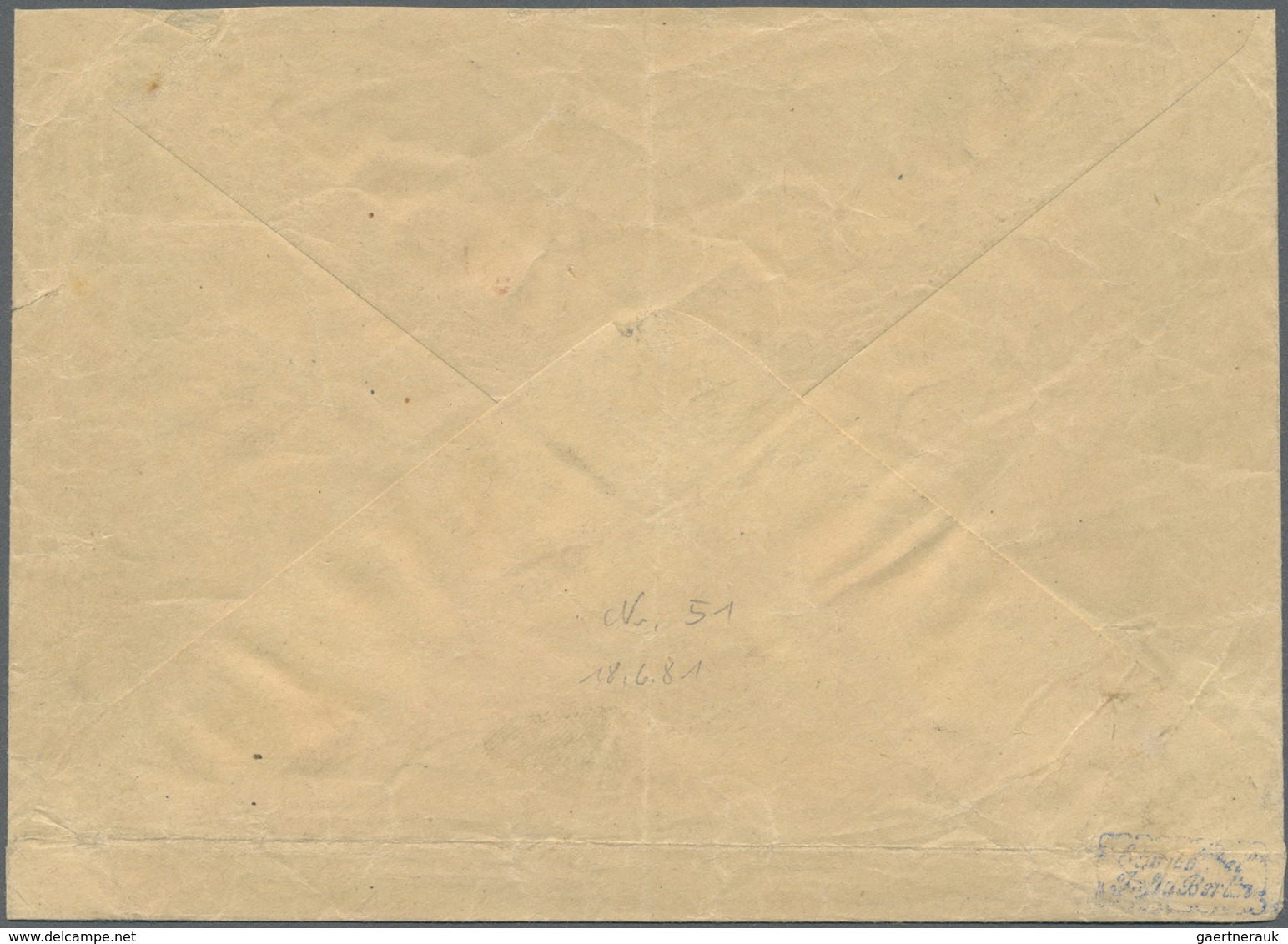 Br Deutsches Reich - Lokalausgaben 1918/23: SCHLIERSEE: 1923, Postsackverschlußzettel Mit Eindruck "K.B - Briefe U. Dokumente