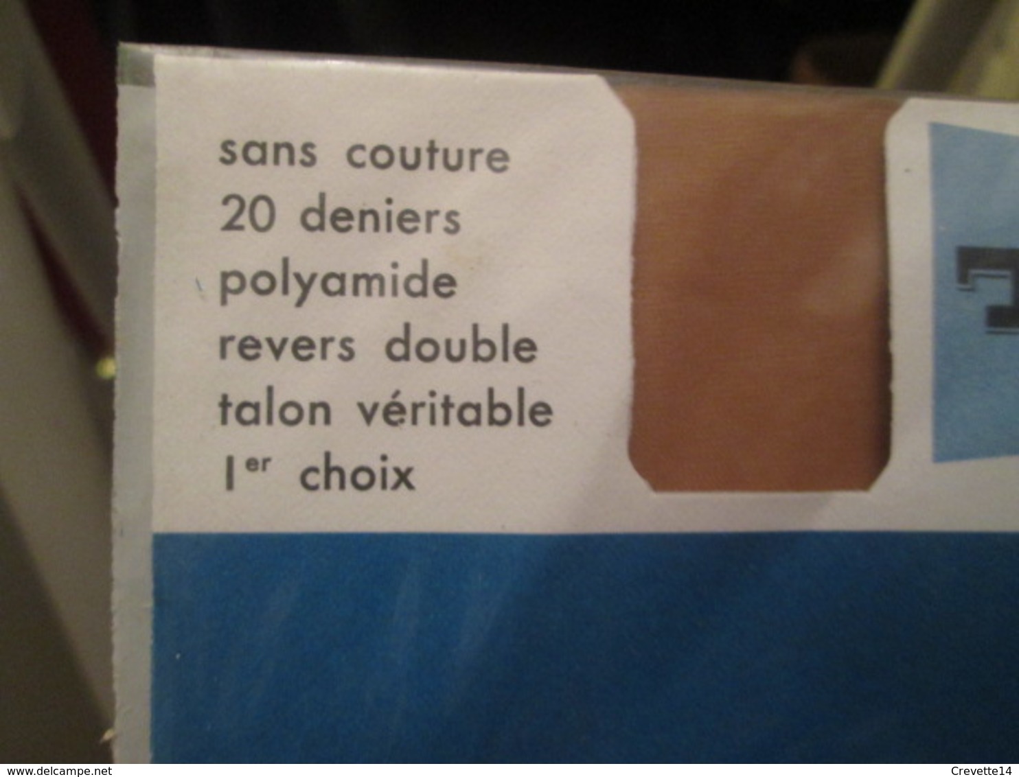 Paire De Bas VINTAGE Neufs Jamais Portés MARQUE TRAYAS Taille 3 39/40 , 20 Deniers , Polyamide , Couleur Chair - Tights & Stockings