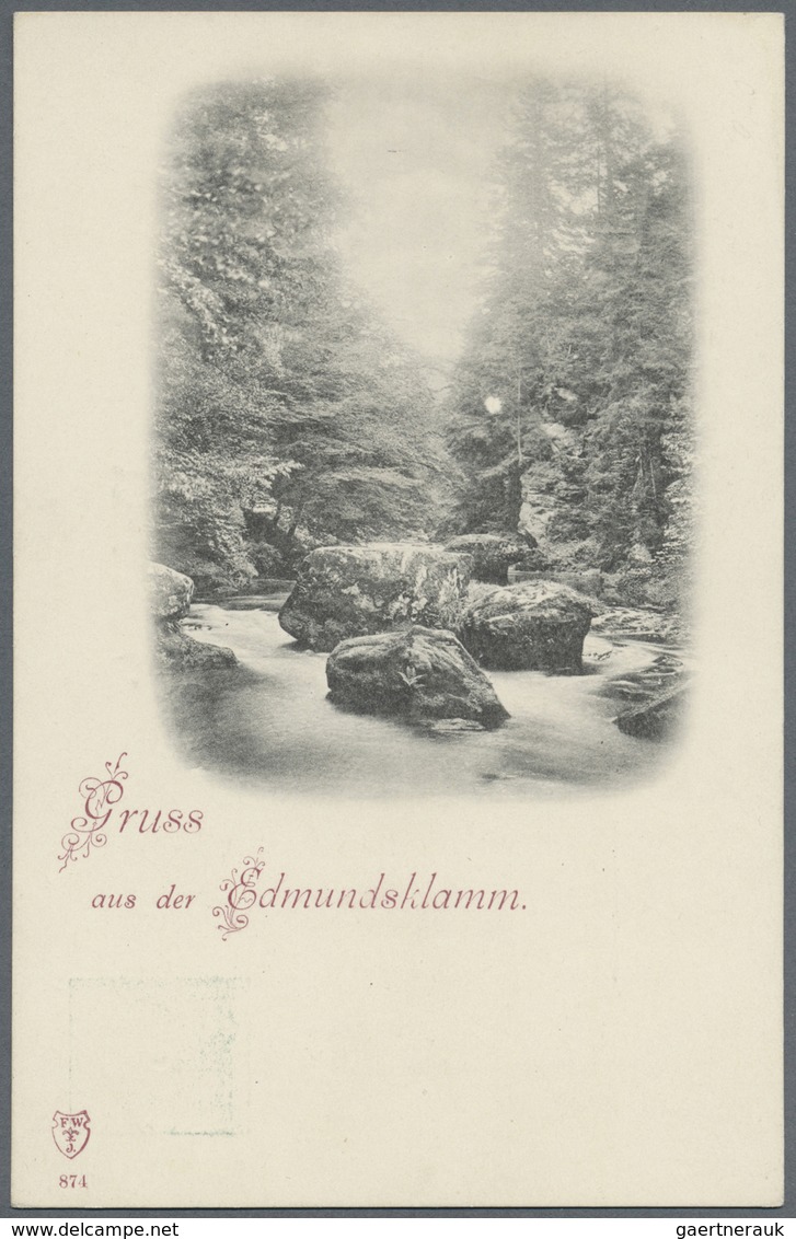 GA Deutsches Reich - Privatganzsachen: 1895 (ca). Privat-Postkarte 5 Pf Ziffer "Gruss Aus Der Edmundskl - Sonstige & Ohne Zuordnung