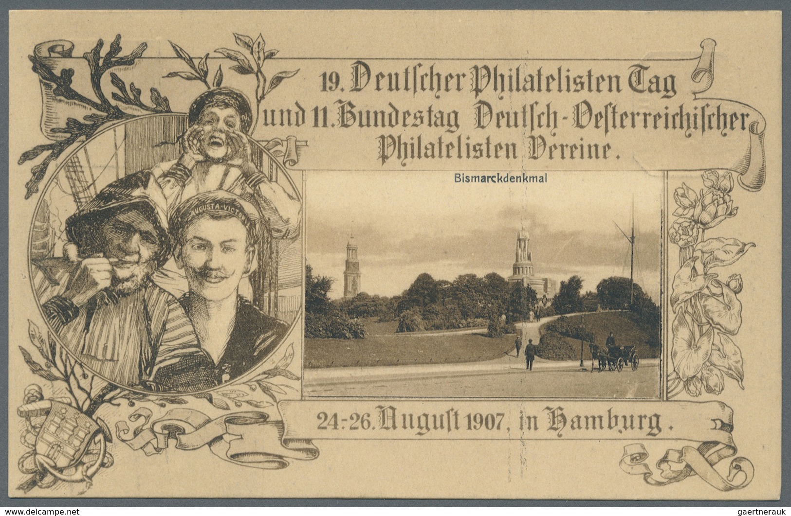 GA Deutsches Reich - Privatganzsachen: 1907, Lot Von 15 Privat-Postkarten 5 Pf Germania "19. Dt. Philat - Sonstige & Ohne Zuordnung