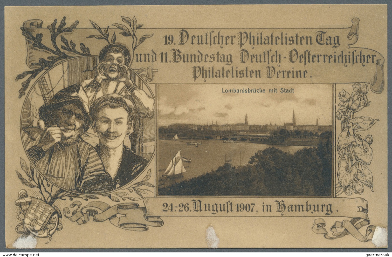 GA Deutsches Reich - Privatganzsachen: 1907, Lot Von 15 Privat-Postkarten 5 Pf Germania "19. Dt. Philat - Sonstige & Ohne Zuordnung