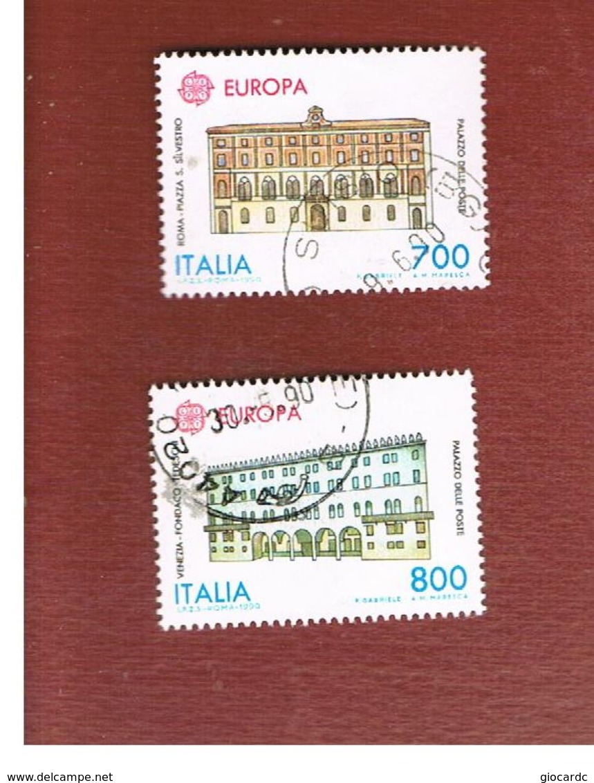 ITALIA REPUBBLICA  - SASS. 1935.1936   -      1990 EUROPA   -      USATO - 1981-90: Usados