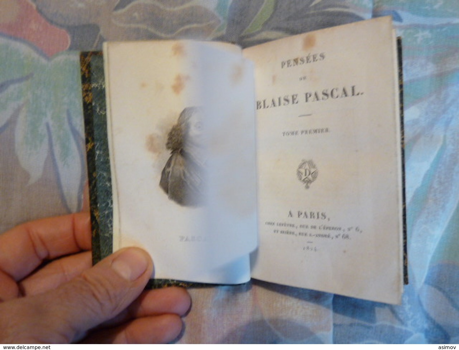 Pensées De Blaise Pascal. Paris, Lefèvre, 1824.     (A') - 1801-1900