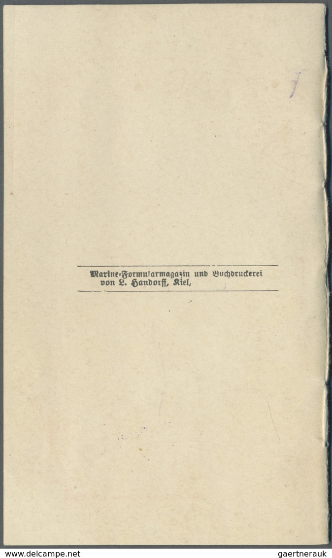 Deutsches Reich - Besonderheiten:  1912/1916: Kaiserliche Marine Überweisungsnationale Jahresklasse - Sonstige & Ohne Zuordnung