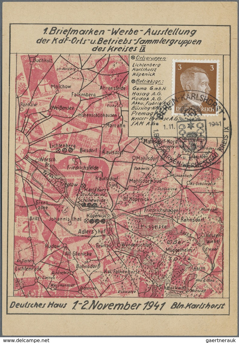 Br Deutsches Reich - Besonderheiten: 1937/1942, Tag Der Briefmarke 1937/38 Halle Und Chemnitz Und Desgl - Sonstige & Ohne Zuordnung