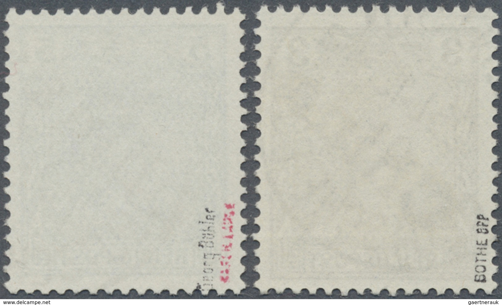 O Deutsche Post In China: 1900, 3 Pf Und 5 Pf Germania Mit HANDSTEMPEL-AUFDRUCK "China" Je Sauber Gest - Chine (bureaux)