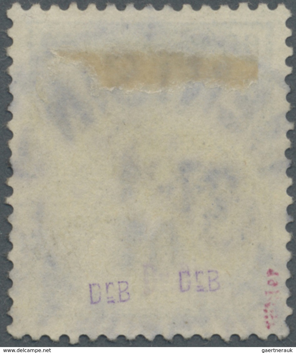 O Deutsche Post In China: 1900, 20 Pf Lilaultramarin Mit HANDSTEMPEL-AUFDRUCK "China" Entwertet Mit Ec - Cina (uffici)