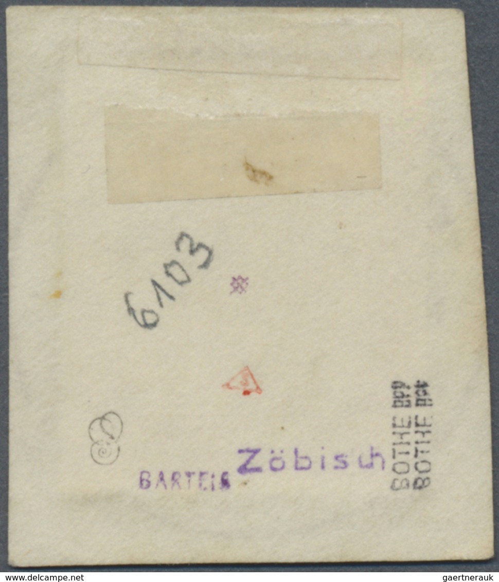 Brfst Deutsche Post In China: 1900/1901, Handstempelaufdruck Auf 40 Pfg., Amtlich Nicht Verausgabter Wert, - Chine (bureaux)