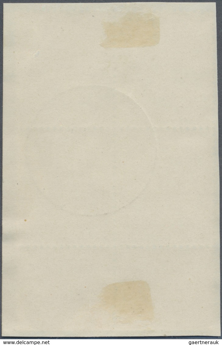 Brfst Deutsche Post In Marokko: 1906, 60 C. Auf 50 Pfg. Im Unterrand-4er-Block Mit Aufdruck-HAN "H 7296" A - Marocco (uffici)