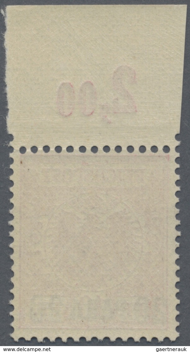 ** Deutsche Post In Der Türkei: 1889, "20 Para 20" Auf 10 Pf. Krone/Adler In Sehr Seltener Farbe E = Du - Turchia (uffici)