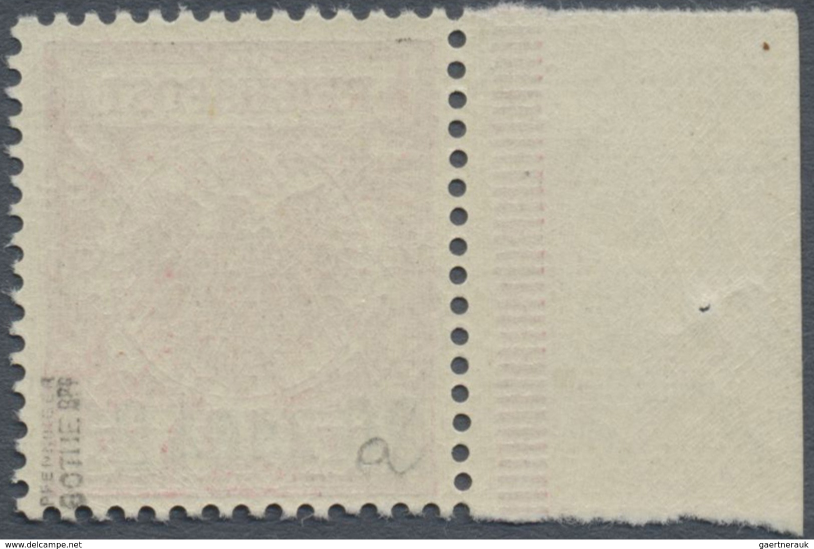 ** Deutsche Post In Der Türkei: 1899, 20 PA. Auf 10 Pfg. Krone/Adler Dunkelrosa(rot) Gelblichorange Qua - Turquie (bureaux)