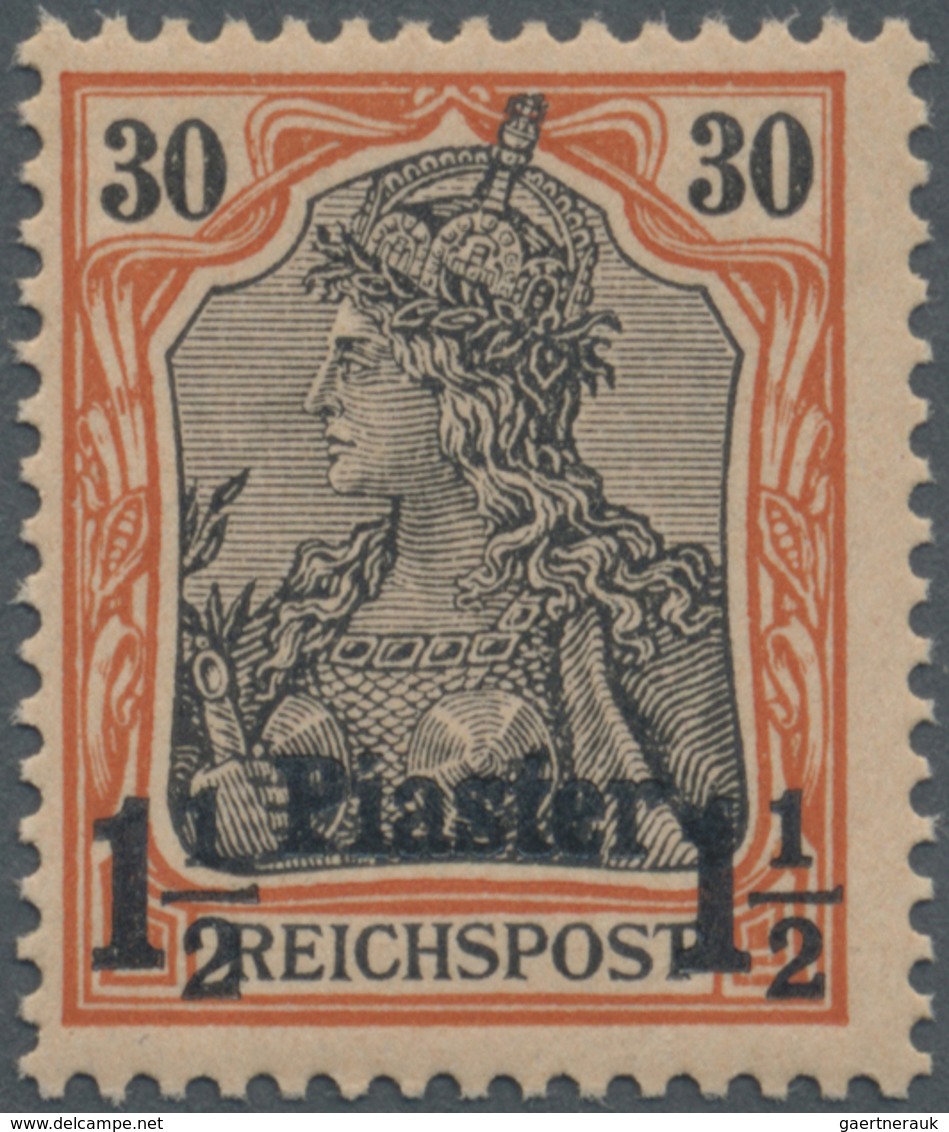 ** Deutsche Post In Der Türkei: 1902, Postfrisches Exemplar Der Nicht Verausgabten Aufdruckvariante (mi - Turchia (uffici)