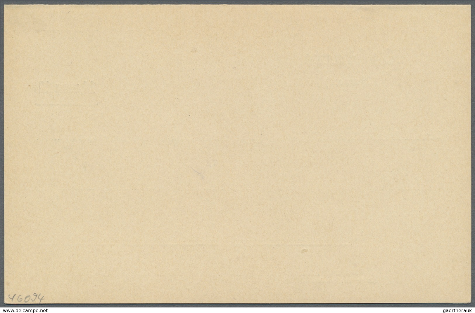 GA Deutsche Post In Der Türkei - Ganzsachen: 1902 Essay Für Doppelkarte 5 Pf Mit Überdruckprobe "10 PAR - Turkse Rijk (kantoren)