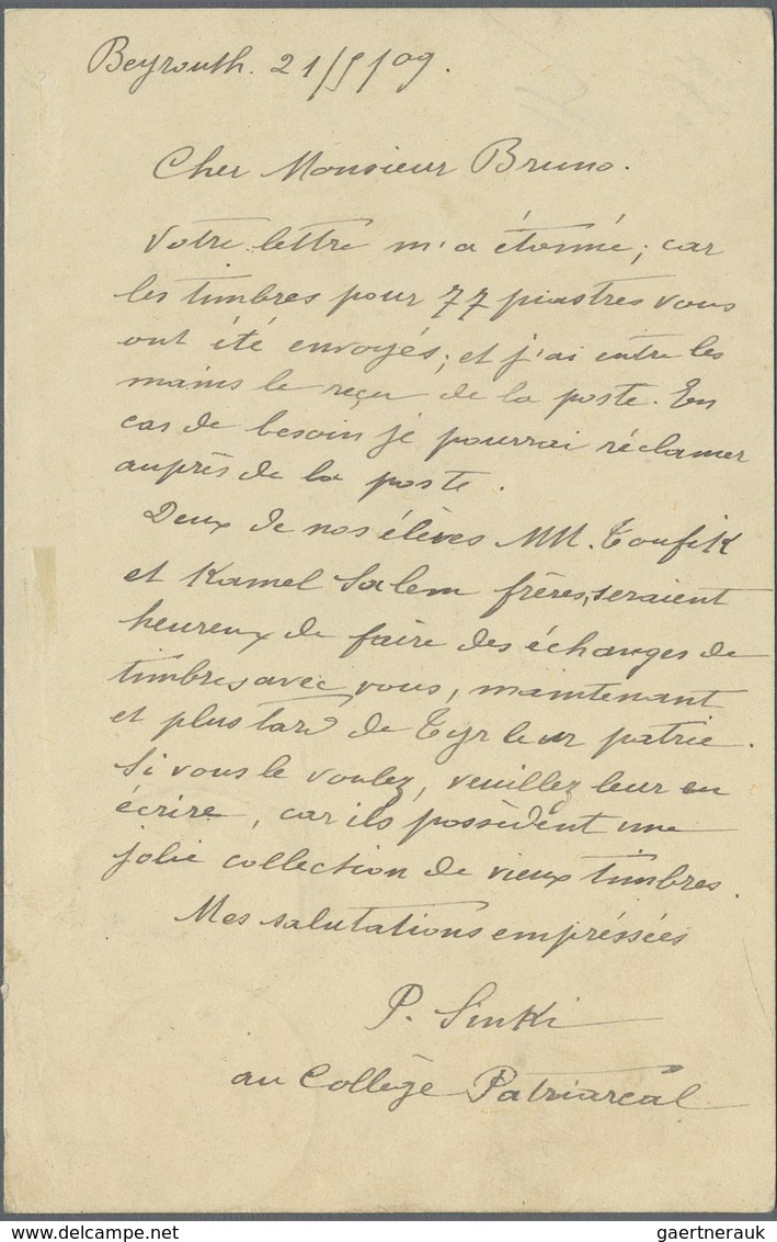 GA Deutsche Post in der Türkei - Besonderheiten: 1902/1913, sechs Bedarfs-Belege der Germania-Ausgabe (