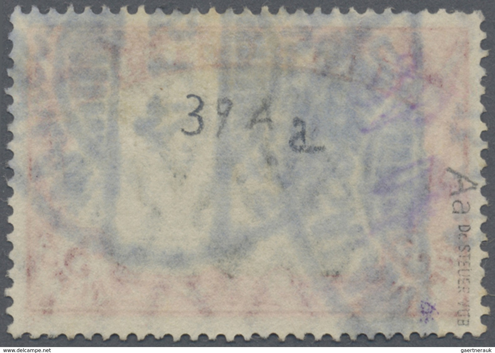 O Deutsch-Ostafrika: 1908, 3 R. Kaiseryacht, Dunkelkarminrot/grünschwarz Friedensdruck, Gest., Bis Auf - Afrique Orientale