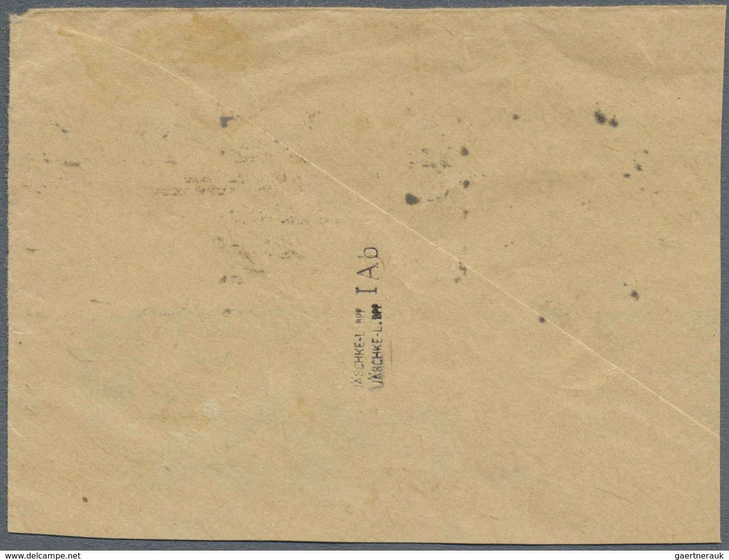 Brfst Deutsch-Ostafrika: 1905, 1 R. Kaiseryacht Dunkelrot, Friedensdruck Ohne Wasserzeichen, Oberrandstück - Africa Orientale Tedesca