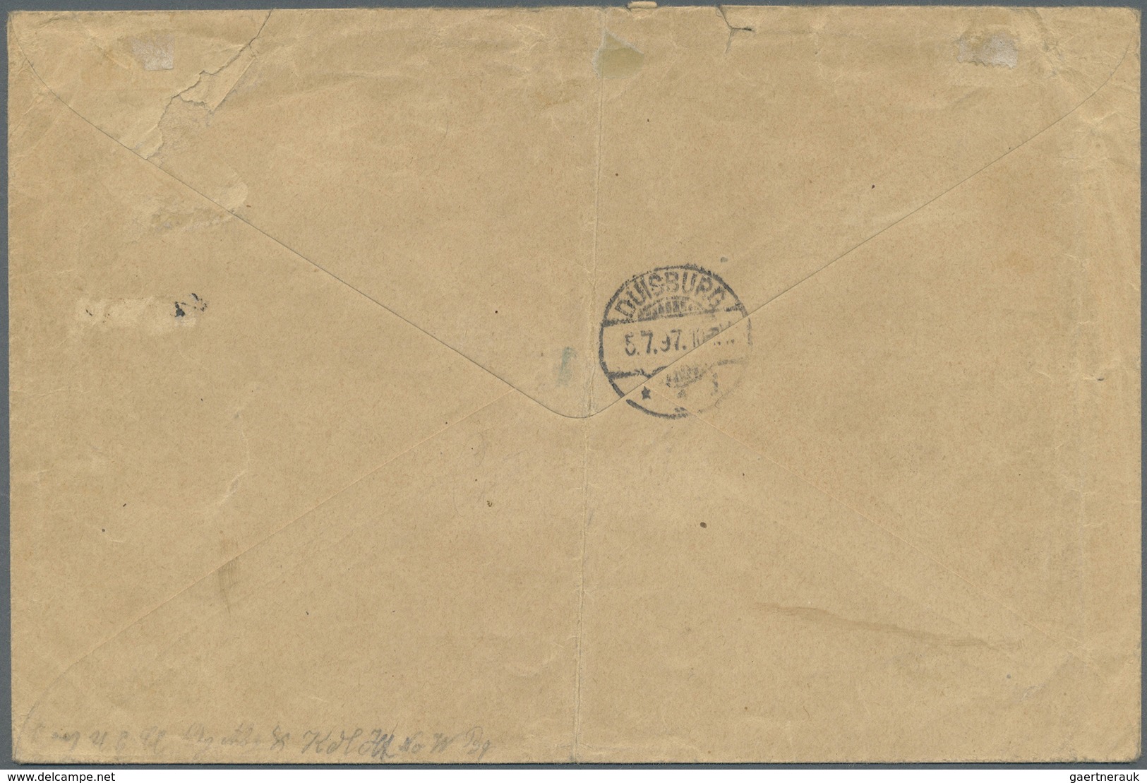 Br Deutsch-Südwestafrika - Stempel: 1897, "Omaruru 6.5.97" Handschriftlich Auf Unfrankiertem Bedarfsbri - Africa Tedesca Del Sud-Ovest