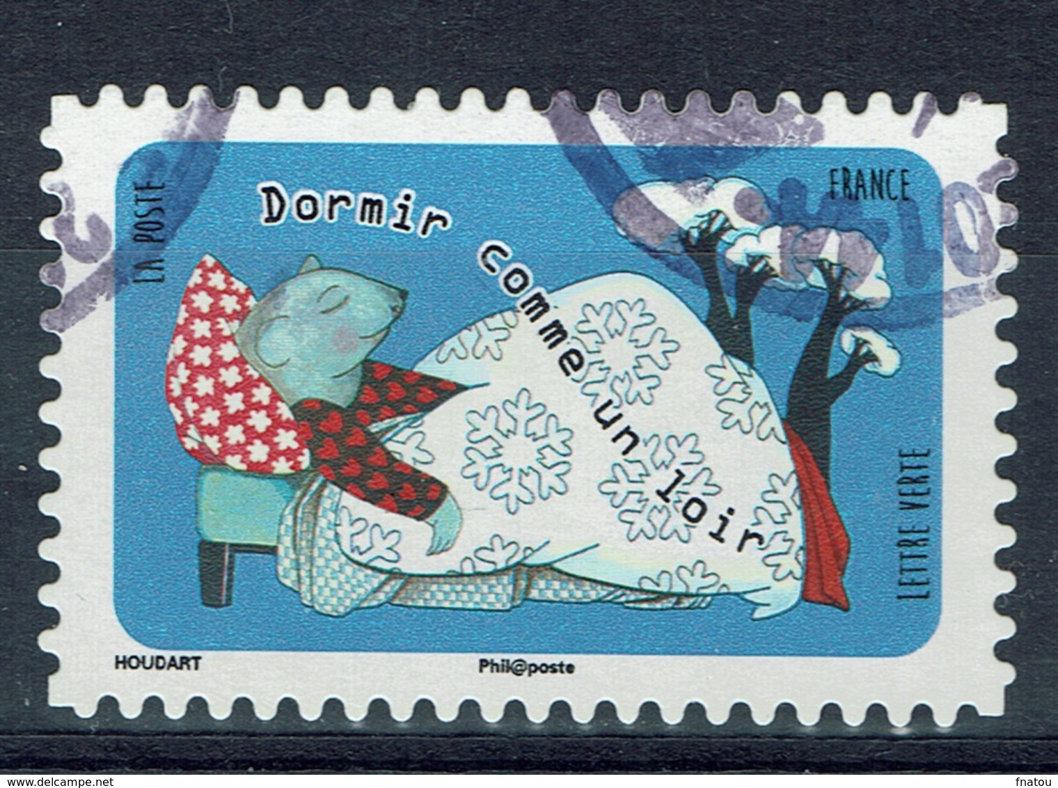 France, Dormir Comme Un Loir, 2016, VFU - Used Stamps