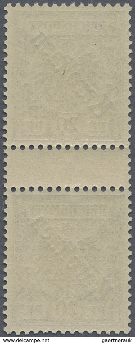 ** Deutsche Kolonien - Karolinen: 1899, 20 Pfg. Mit Diagonalem Aufdruck, Einwandfrei Postfrisches Zwisc - Carolines