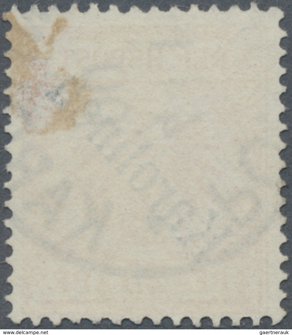 O Deutsche Kolonien - Karolinen: 1900. 25 Pf Krone/Adler Aufdruck "Karolinen", Gestempelt "PONAP[E] 4/ - Isole Caroline