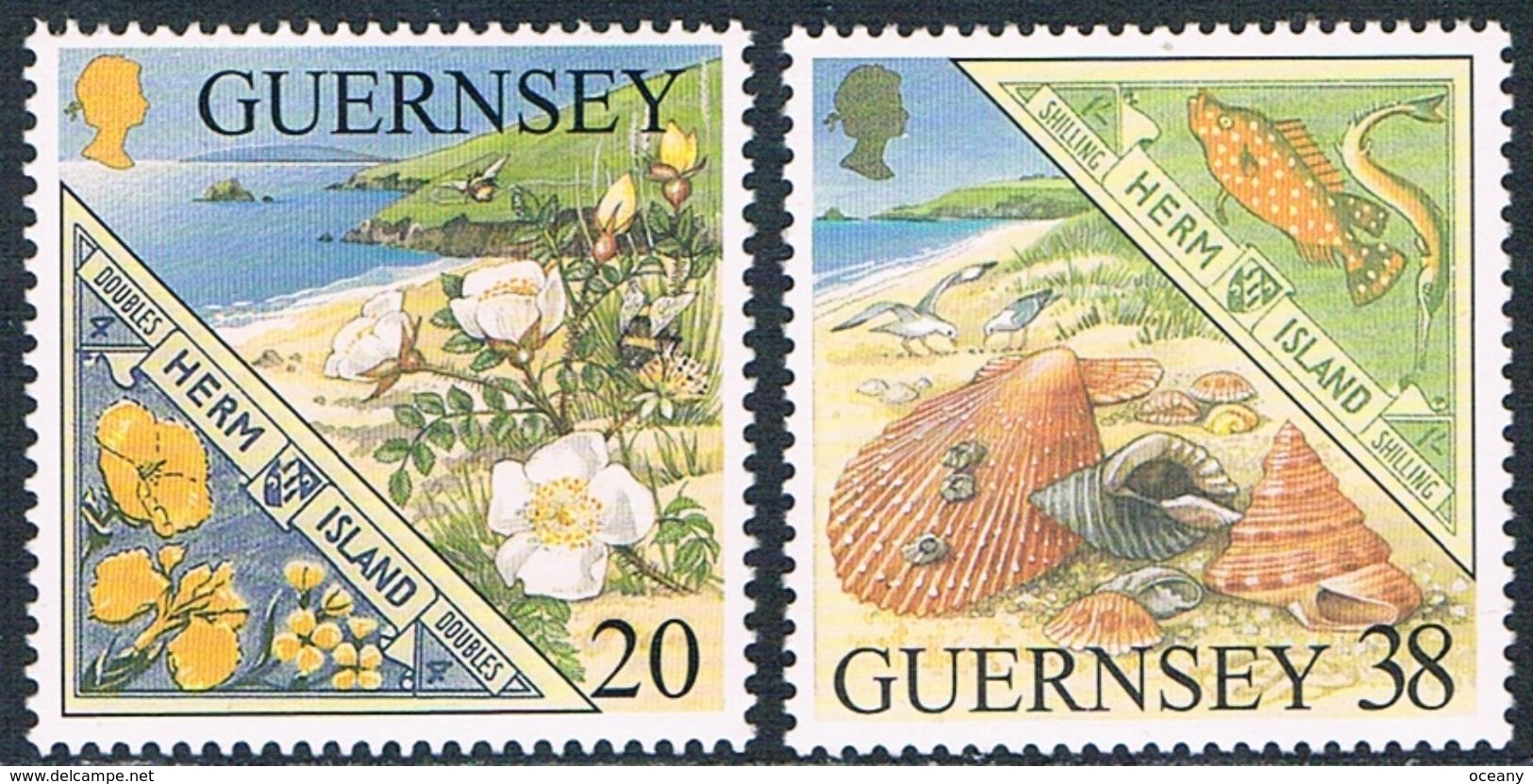 Guernsey - Ile De Herm 818/819 (année 1999) ** - Guernsey