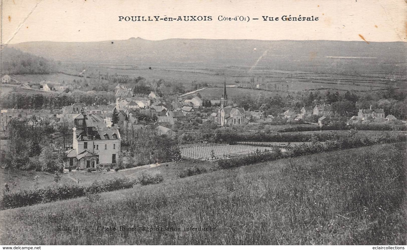 Pouilly En Auxois      21      Vue Générale .       (voir Scan) - Altri & Non Classificati