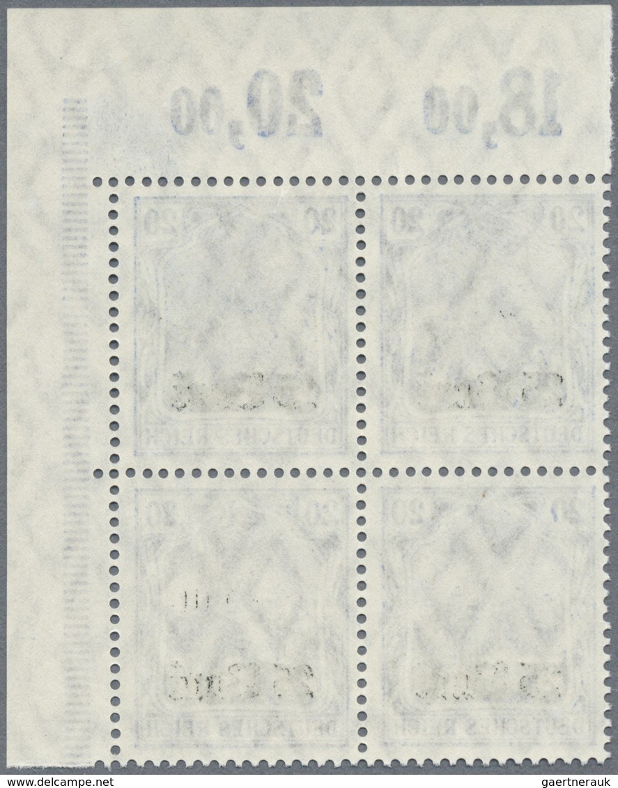 ** Deutsche Besetzung I. WK: Rumänien: 1917, 15 B - 40 B Ohne Rahmenaufdruck "M.V.i.R.", Postfrischer L - Besetzungen 1914-18