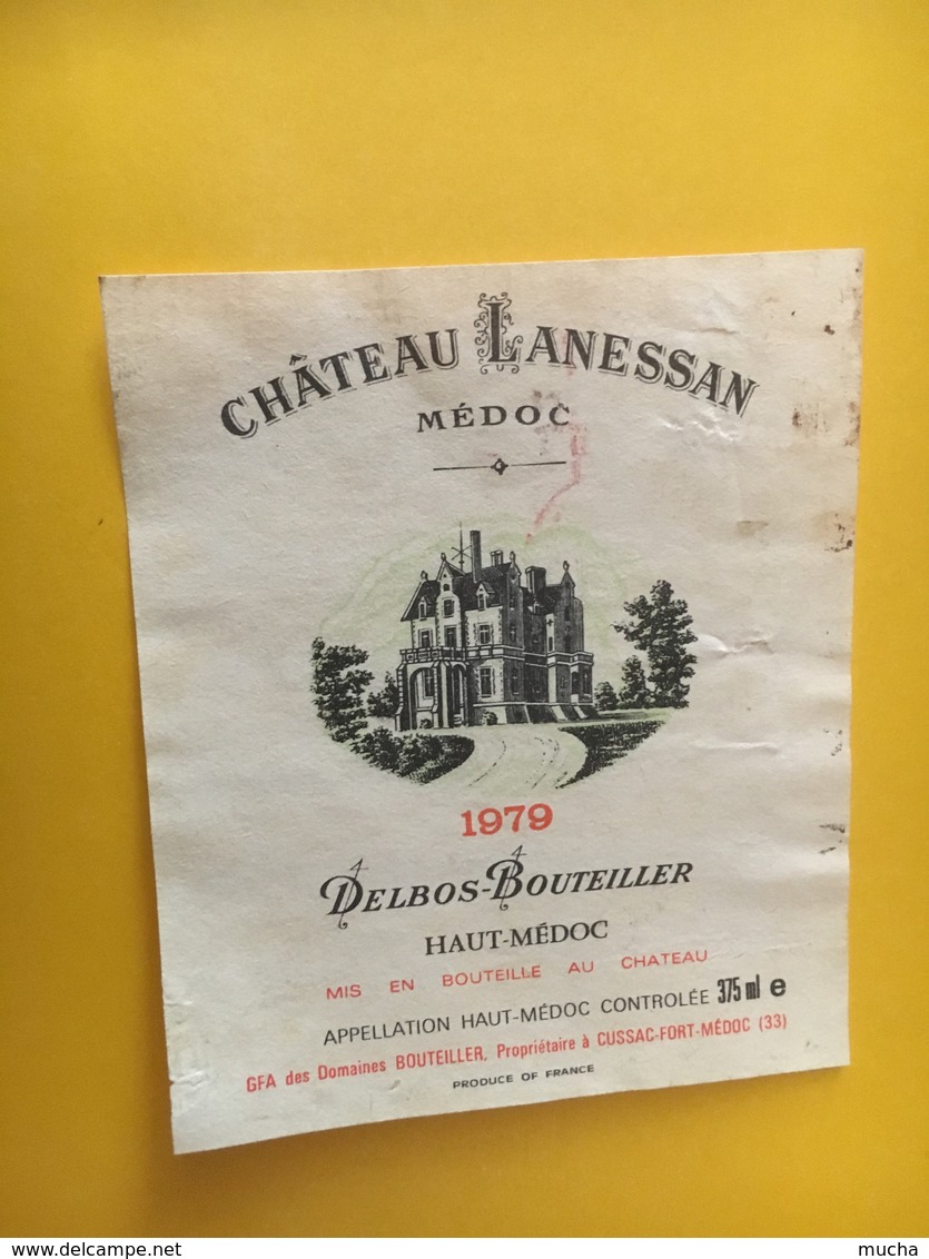 6833 - Château Lanessan 1979 Haut-Médoc 37.5cl - Bordeaux