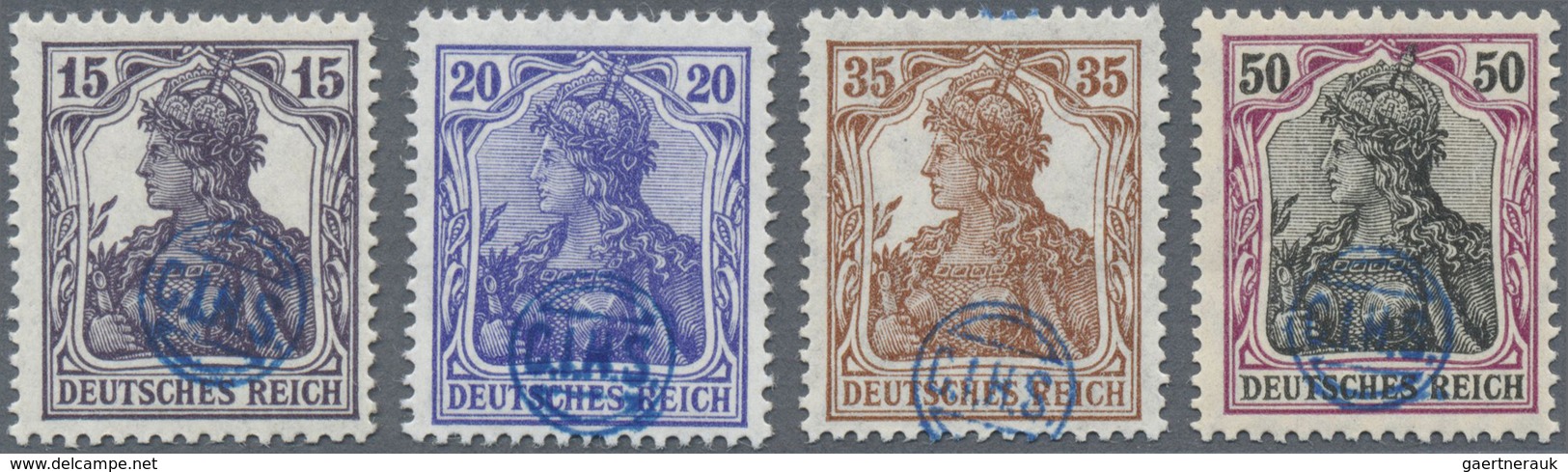 ** Deutsche Abstimmungsgebiete: Oberschlesien - Französische Besatzung: 1920, Germania 15 Pfg. Violett, - Sonstige & Ohne Zuordnung