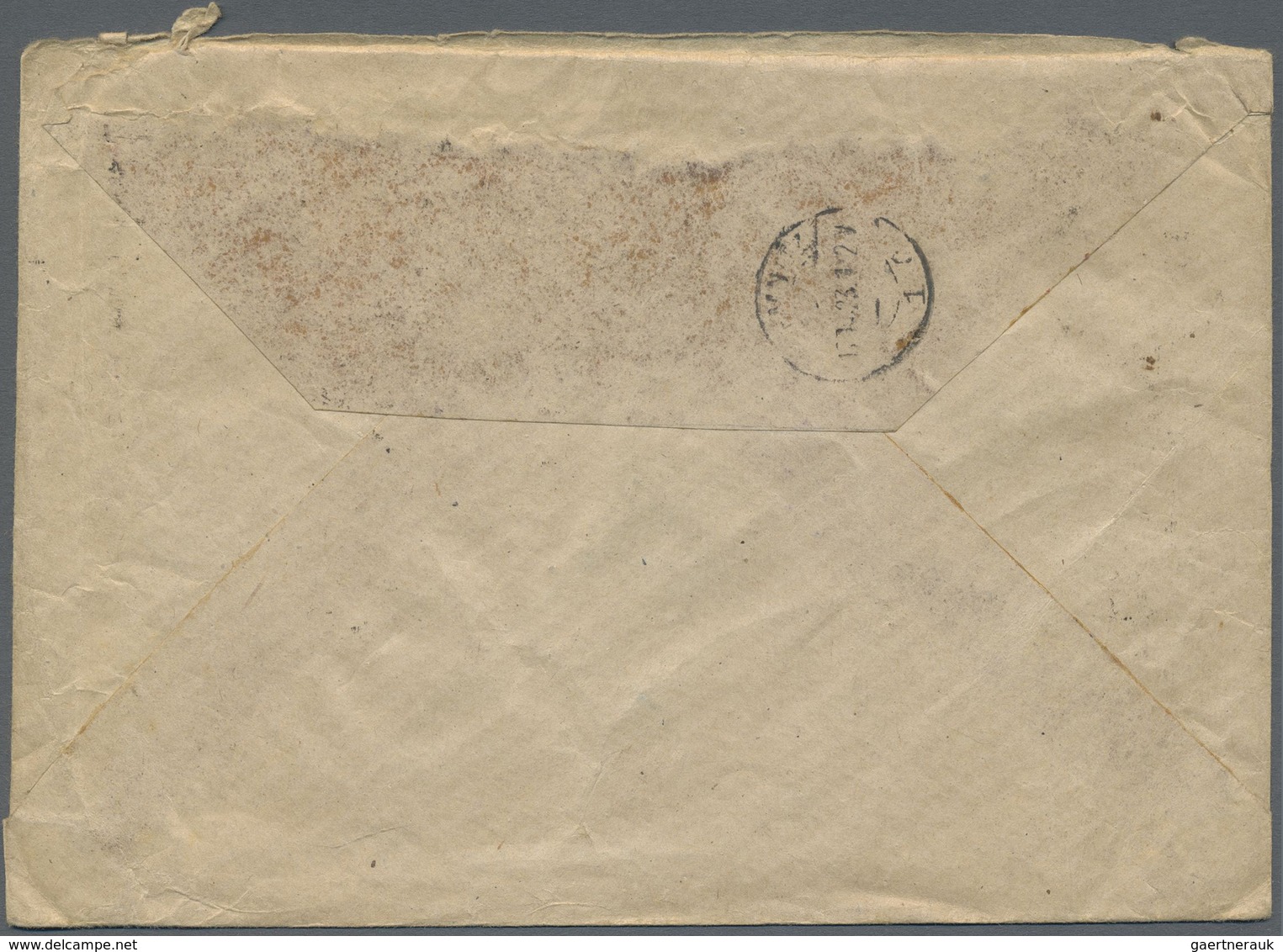 Br Danzig: 1923, "1 Million" auf 10.000 M zwei Werte auf zwei R-Briefen mit jeweils Zusatzfrankatur gel