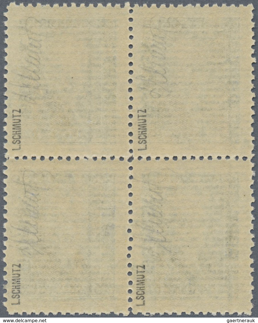 ** Danzig - Polnische Post (Port Gdansk): 1926, 1 Zl. Fereimarken, Postfrischer Viererblock In Perfekte - Sonstige & Ohne Zuordnung