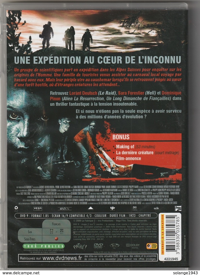 DVD  Humains    Etat: TTB Port 110 Gr Ou 30gr - Horror