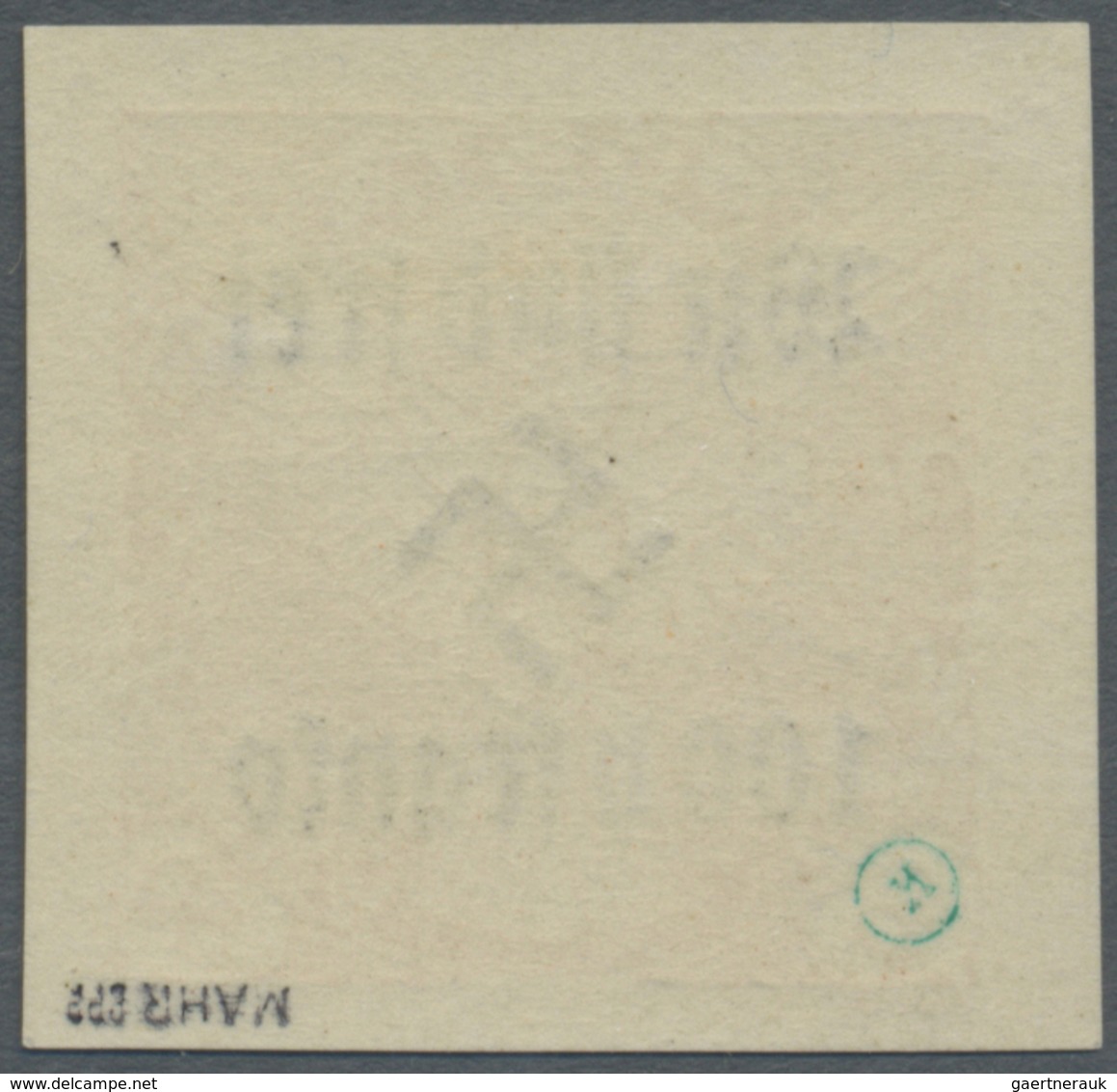 ** Sudetenland - Rumburg: 1938, 100 H. Auf 50 H. Zeitungsmarke Orange, Postfrisch, Kabinett, Signiert M - Sudetenland