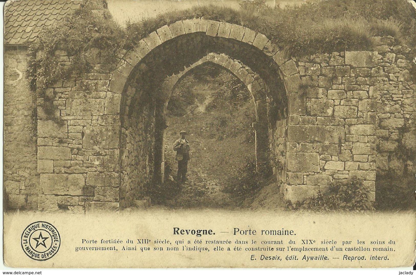 Revogne -- Porte Romaine.   (2 Scans) - Beauraing