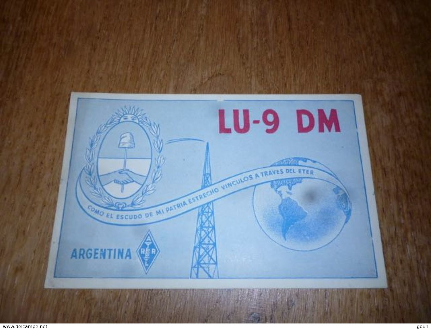 BC10-2-0 Carte Radio Amateur Argentina Jos4 Llorens - Autres & Non Classés
