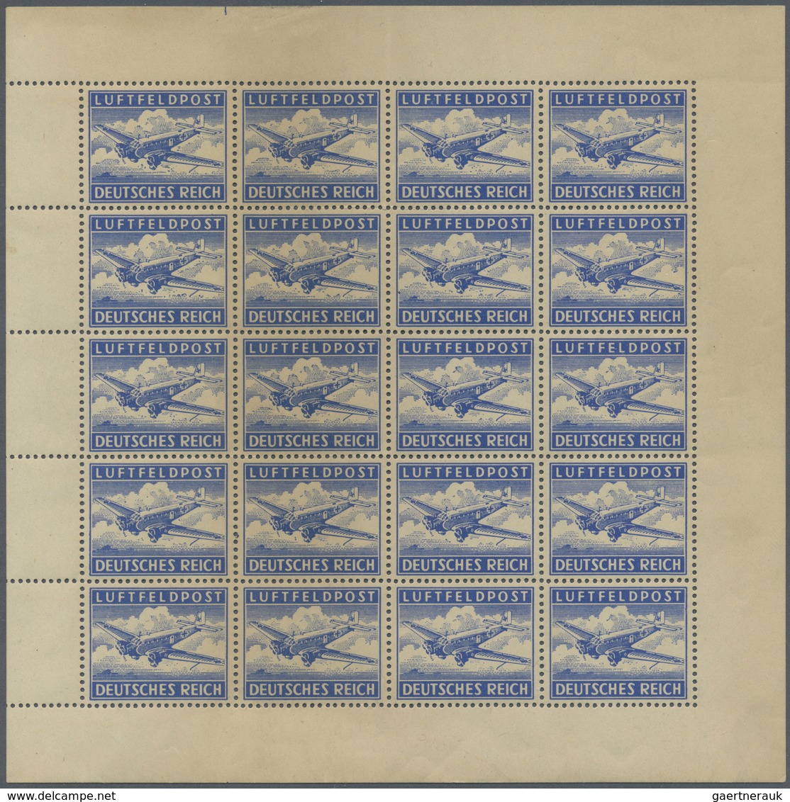 ** Kriegs- Und Propagandafälschungen: 1944, Britische Fälschung Der Feldpostzulassungsmarke Im Postfris - Sonstige & Ohne Zuordnung