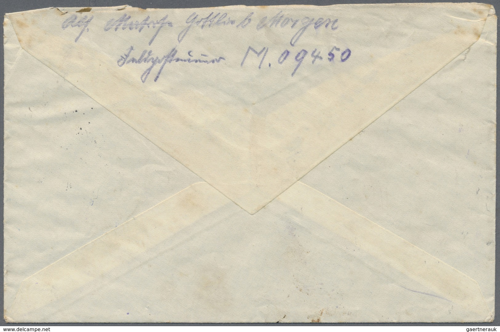 Br Feldpost 2. Weltkrieg: 1940, Zwei Feldpostbriefe Von Matrosen Bei Feldpostnummer M 09450 (Schiff Nr. - Sonstige & Ohne Zuordnung