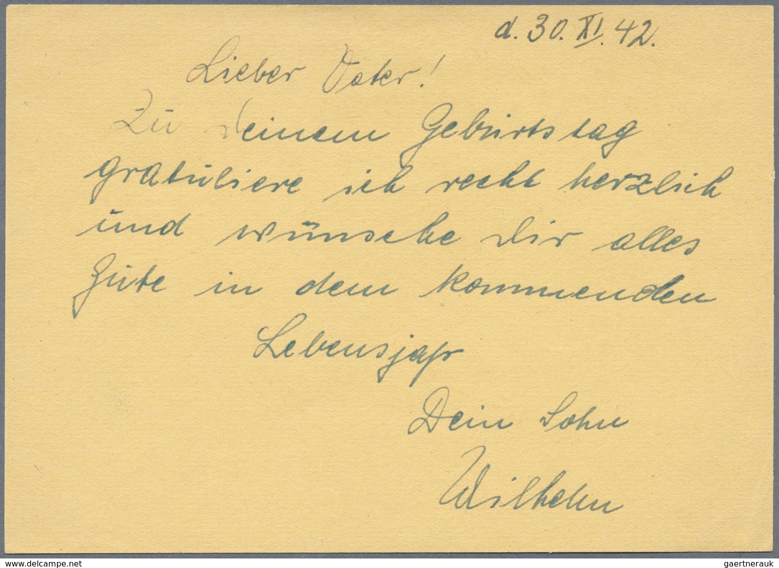 Br Feldpost 2. Weltkrieg: 1942 (1.112.), Ausgeflogener FP-Brief (mit Text) Aus Dem "Kessel Von Stalingr - Altri & Non Classificati