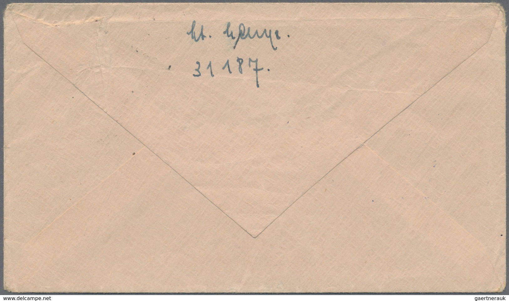 Br Feldpost 2. Weltkrieg: 1944 (25.12.), Ausgeflogener FP-Brief Aus Der "Festung Budapest"mit Abs. 3118 - Autres & Non Classés