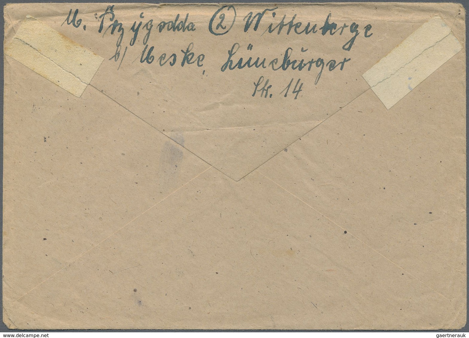 Br Feldpost 2. Weltkrieg: 1945 (13./15.2.), Zwei FP-Briefe Aus Wittenberge (Bz. Potsdam) An FP.-Nr. 560 - Autres & Non Classés