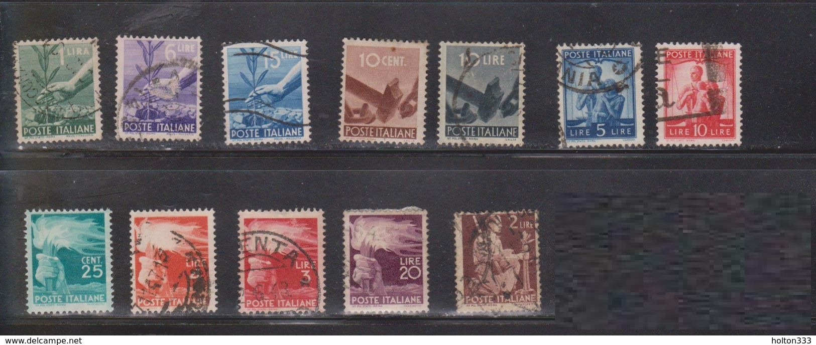 ITALY Scott # Between 463 - 474 Used - Not Full Set - Mint/hinged