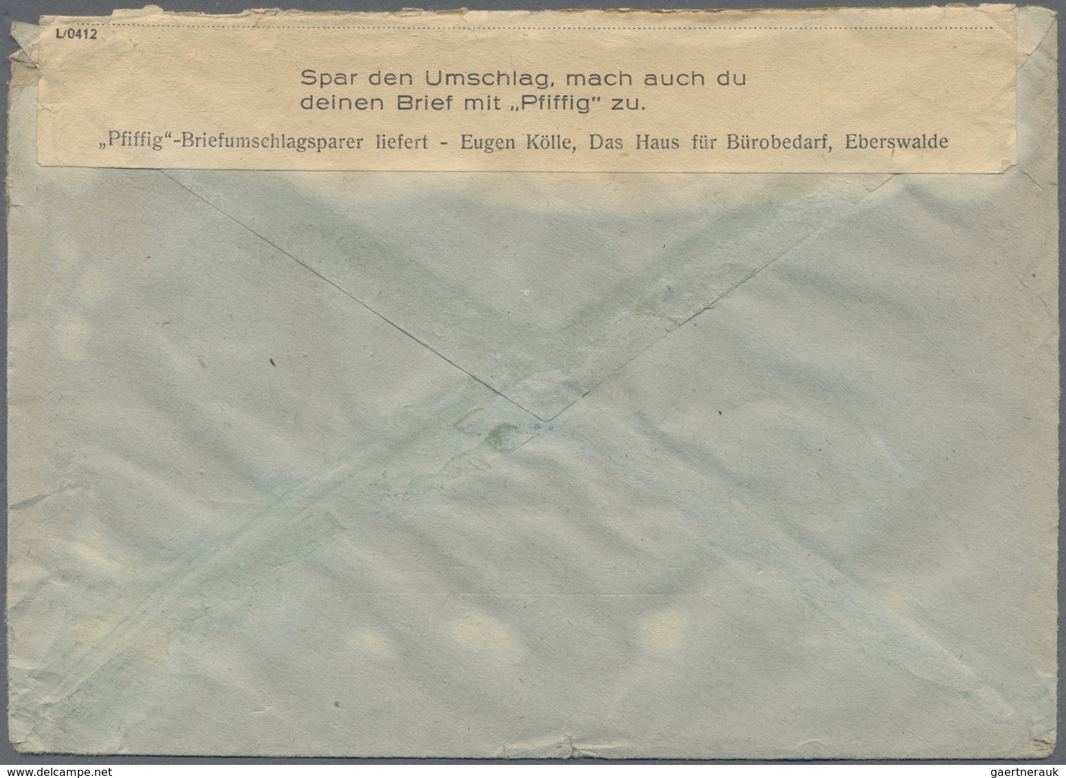 Br KZ-Post: 1943, (27.5.), Absenderstempel "Bekleidungswerk Der Waffen-SS, Außenstelle Ravensbrück Und - Lettres & Documents