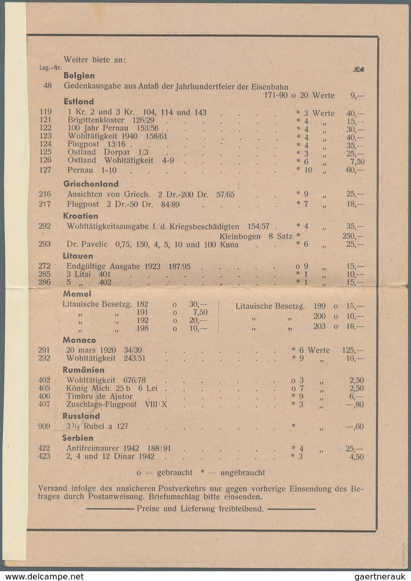 Br Deutsche Lokalausgaben Ab 1945: GLAUCHAU, 1945, 15 Auf 8 Pfg. Hitler Zinnober Als Einzelfrankatur Au - Sonstige & Ohne Zuordnung