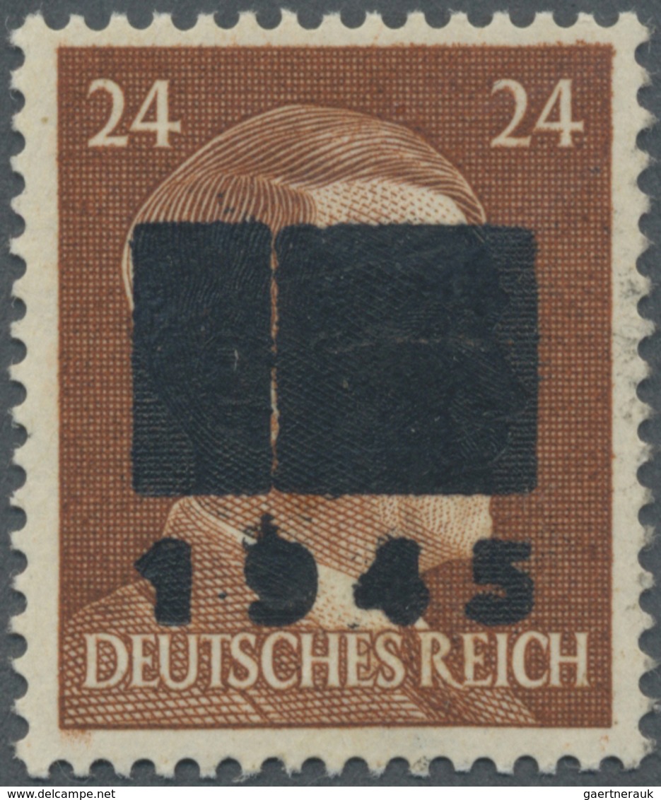 ** Deutsche Lokalausgaben Ab 1945: Netzschkau-Reichenbach, 1945, Probeaufdruck In Type IIa Auf Nicht Au - Sonstige & Ohne Zuordnung