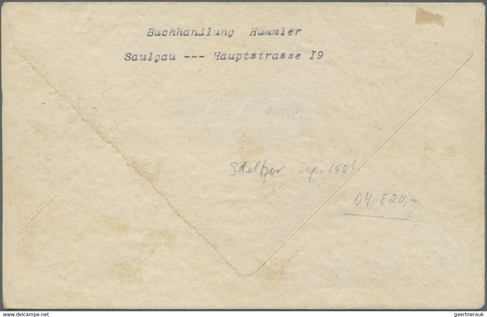 Br Deutsche Lokalausgaben Ab 1945: SAULGAU: 1946, 6 Und 12 Pfg. Mit Aufdruck "V" Und Morsezeichen Je 2x - Sonstige & Ohne Zuordnung