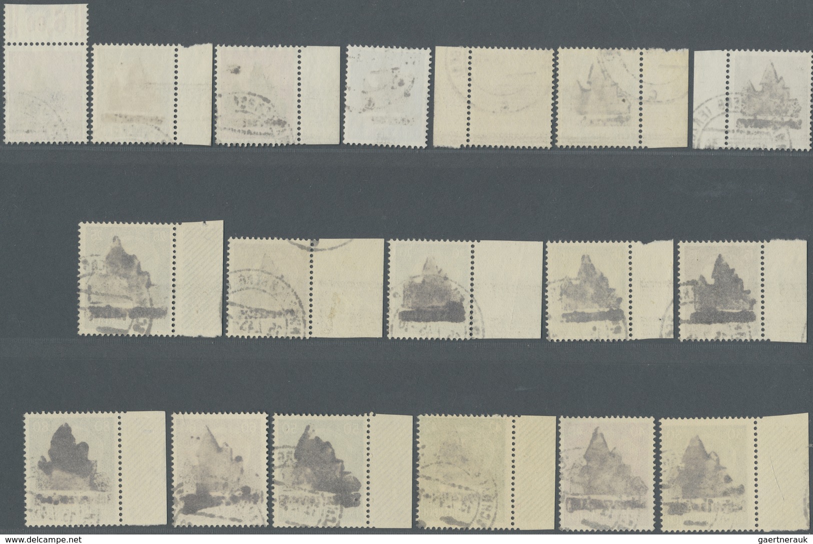 O Deutsche Lokalausgaben Ab 1945: 1945, Schwarzenberg, 3 Pfg. Bis 5 Mark, 22 Werte Mit Aufdruck II, Sa - Sonstige & Ohne Zuordnung