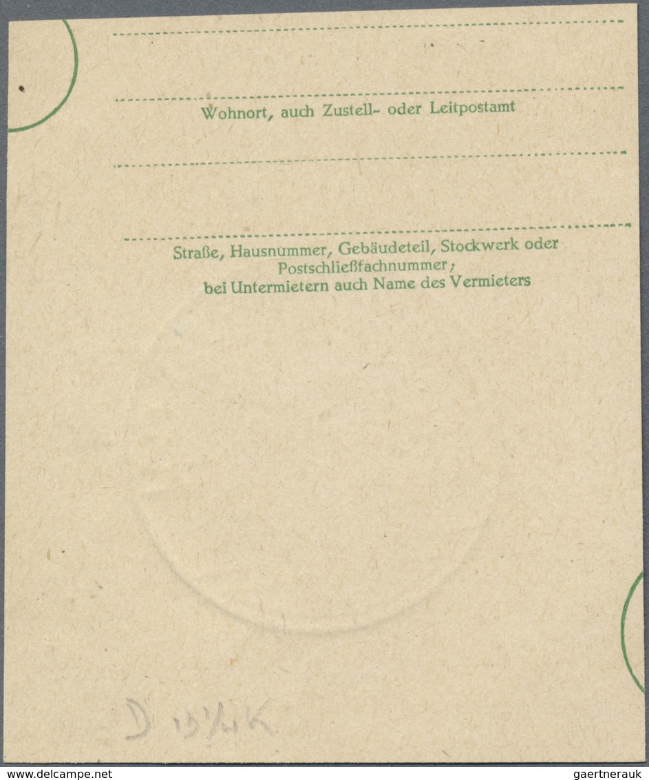 Brfst/O Alliierte Besetzung - Gemeinschaftsausgaben: 1947. Leipziger Frühjahrsmesse: 2x 24 Pf (1x Lose, 1x B - Autres & Non Classés