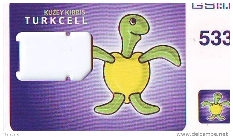 Télécarte à TURKEY  (2304) TORTUE - TURTLE * Phonecard - SCHILDKRÖTE * TELEFONKARTE - Tartarughe