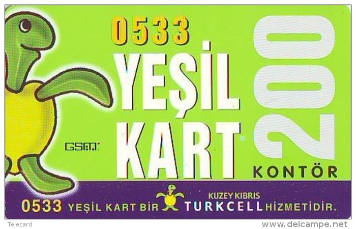 Télécarte à TURKEY  (2307) TORTUE - TURTLE * Phonecard - SCHILDKRÖTE * TELEFONKARTE - Turtles